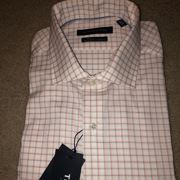 tommy hilfiger th flex supima dress shirt